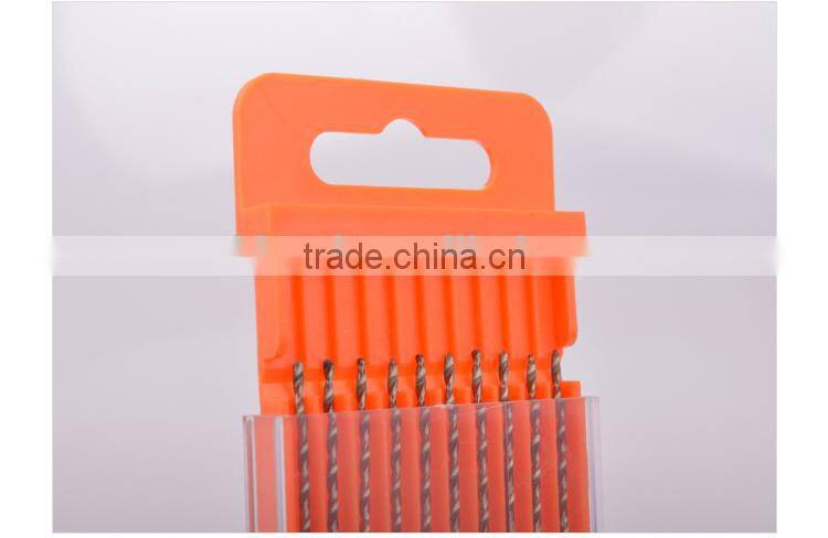 High speed steel fully ground twist drill bit