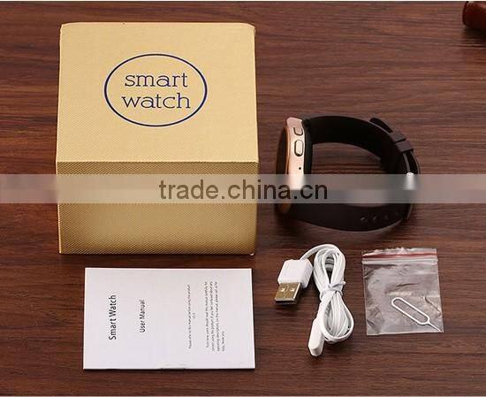 2017 luxury KW18 Bluetooth smart watch round dial talking watch with heart rate monitor GPS tracking watch