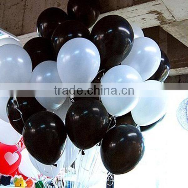 Clear Color Pearl Black And Round Balloons Latex Party Balloon
