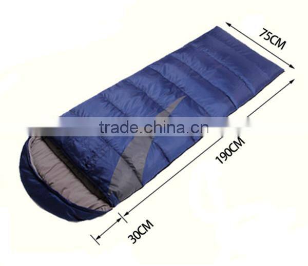 High quality with cold protection collar adjustable wateproof outdoor camping sleeping bag WR-WP