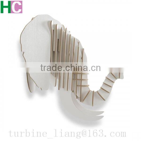 hot selling wood animal head for wall decoration