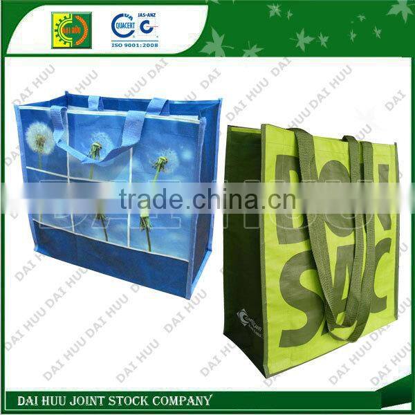 PP woven shopping tote bag