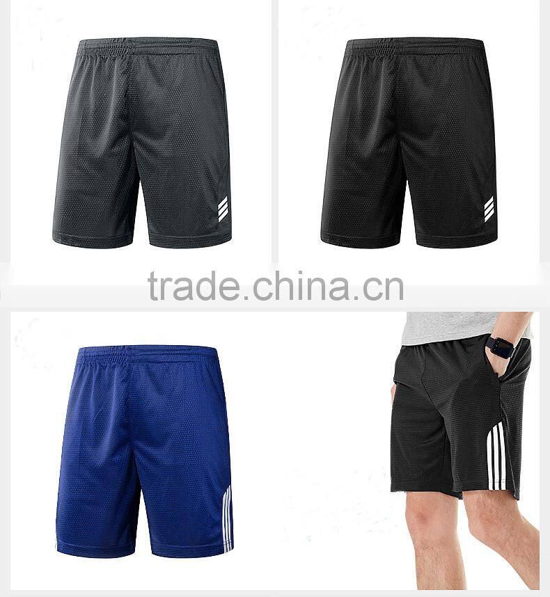 2016 men clothing 100% polyester dri-fit fifth custom mens gym shorts