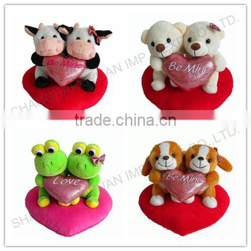 Romantic plush toys valentine teddy bear wholesale