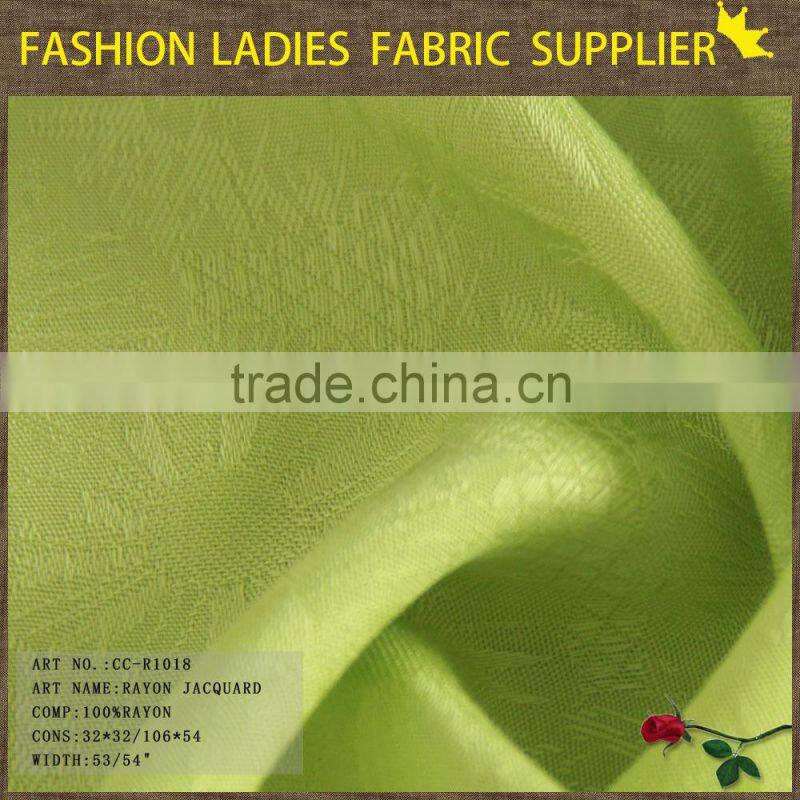 hot sale new fashion African 100% rayon jacquard wholesale for lady's dress