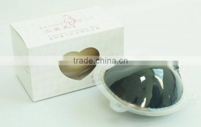 push up front closure breathable adhesive bra