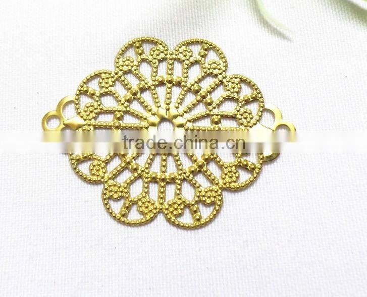 filigree square flower jewelry accessories