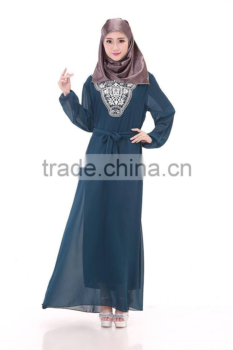 New design the Middle East summer women muslim wedding long dress
