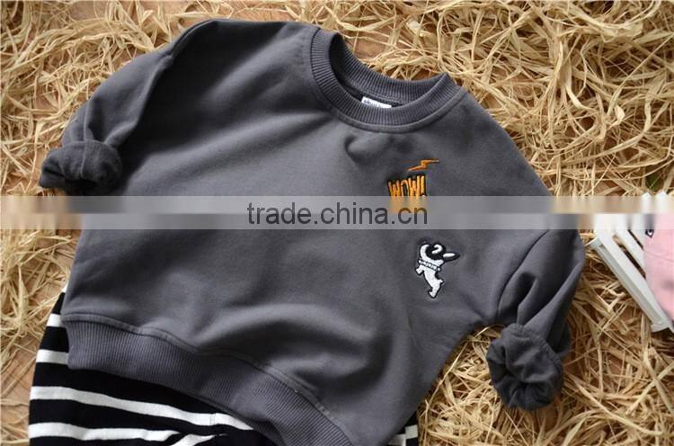 S16462A high quality kids sweatshirt wholesale crewneck sweatshirt
