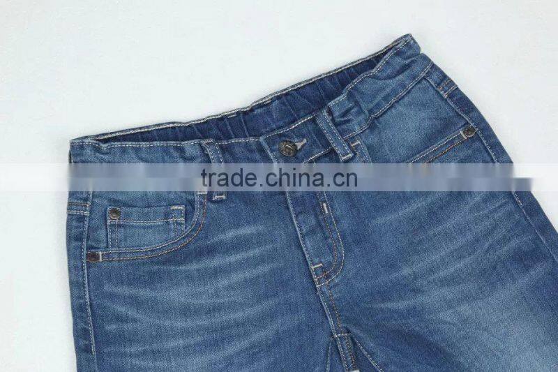 OEM/Wholesale HIGH-END100% cotton jeans kids fashion jeans