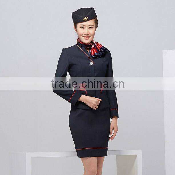 Flight Attendant Hat And Bespoke Airline Uniforms Sets Pattern
