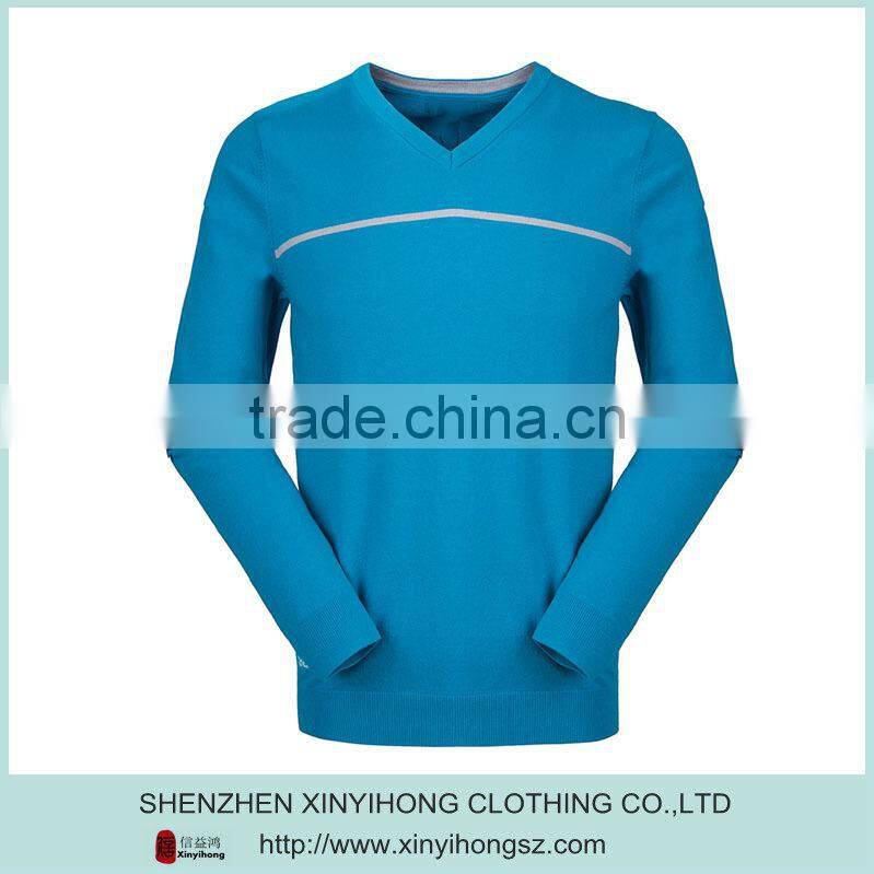 blue customize Eco Friendly Design Online sports Knitwear