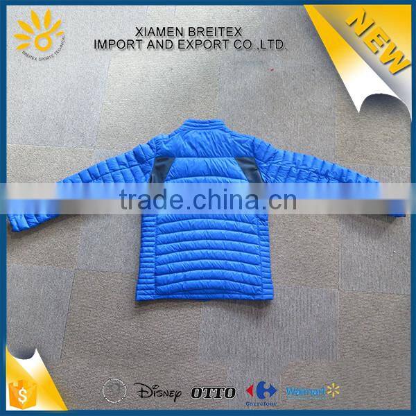 Top sale custom waterproof winter light weight shiny down jacket