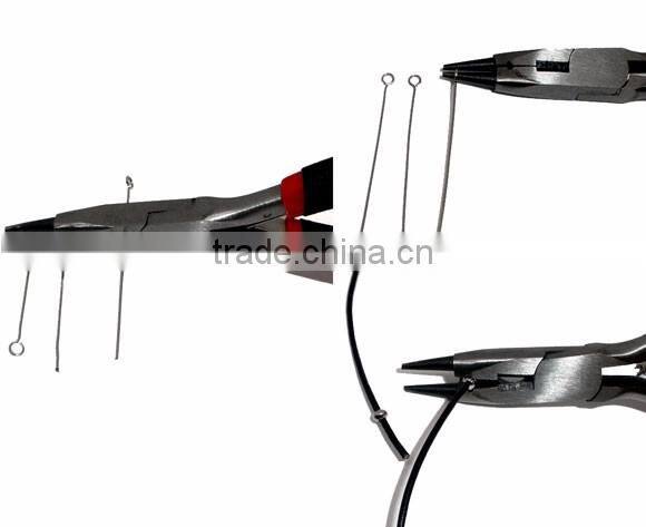 High Quality Stainless Steel Round Nose Black Grips Jewelry Making Plier