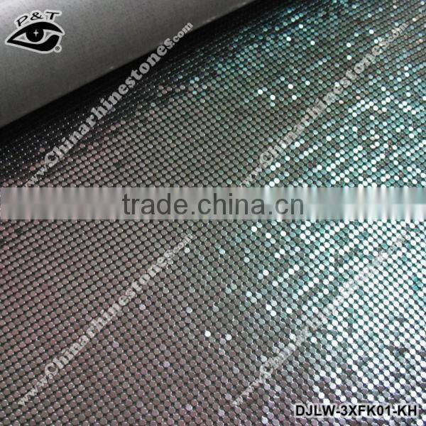 3MM Square Gunmetal Iron On Metal Mesh For Clothing