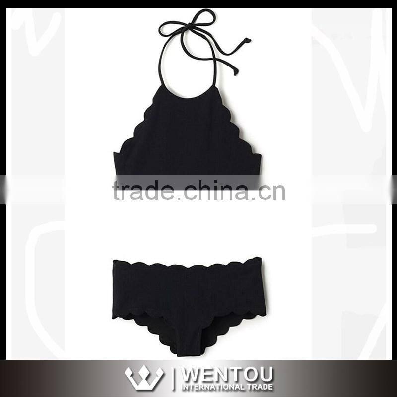 Wholesale Fashion High Neck Halter Top