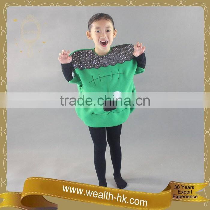 Halloween Green Ghost Kids Frankenstein Costume