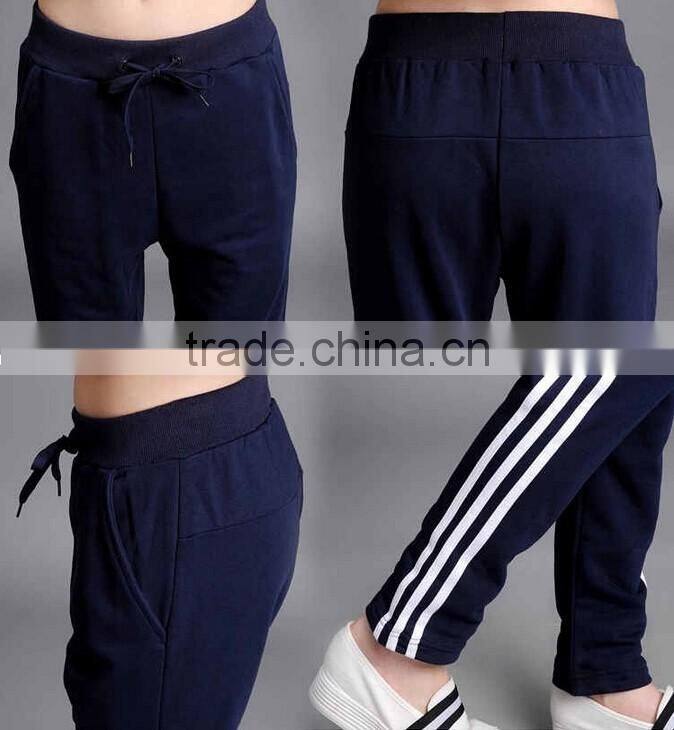 Wholesale Hot Sale Womens Sports Yoga Casual Harem Pants Girls Fashion Loose Trousers