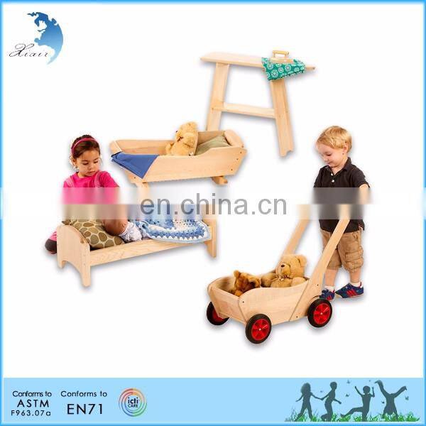 Wholesale nursery school montessori equipment wooden toy train