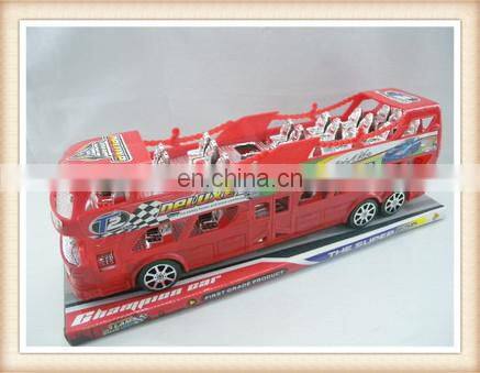 plastic mini open top viewing bus toy