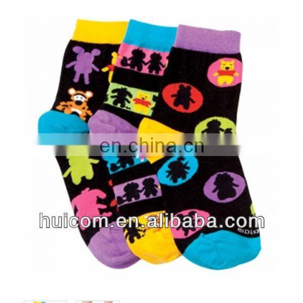 colorful knitting sock