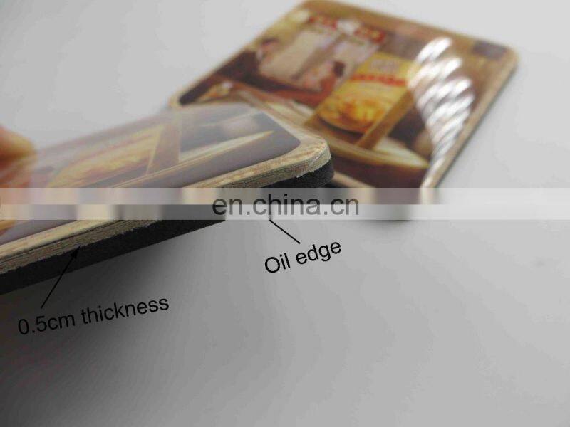 Personalized EVA foam glossy lamination coaster cup pad wholesales