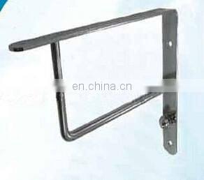 Clear Wall adhesive acrylic display shelf bracketChina furniture hardware fittings plastic brackets for shelf