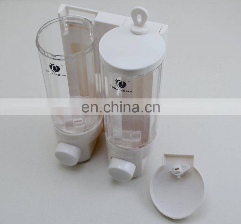 300*2ml Bathroom, Hotel, Toilet Wall Mounted Manual Liquid Soap Dispenser CD-2006B