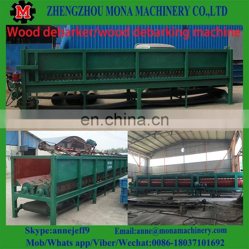 Vertical type wood debarking machine wood logs debarker machine