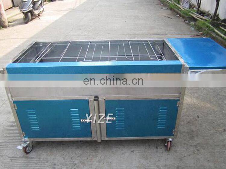 Durable wood charcoal carbonization furnace chicken roaster machine rock chicken furnace