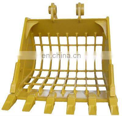 320D excavator digger digging rock standard earth bucket