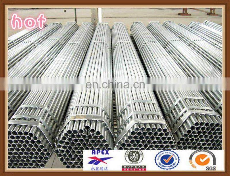 Galvanized steel tube gi pipe