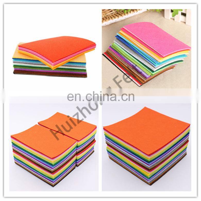 Factory Direct Wholesale High Quality Polyester Fabric Colorful Hard Felt