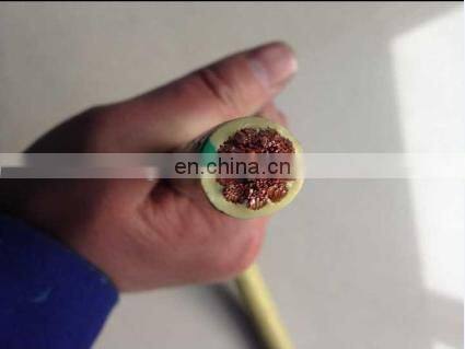 copper core earthing cable PVC insulation 50mm2 yellow green grounding cable