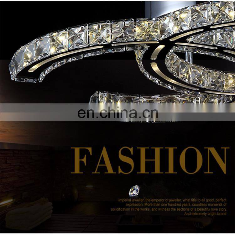 Modern home ceiling light fixture pendant light led crystal chandeliers lighting