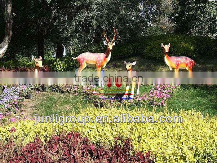 JLSA-J-0008 Artificial life size animal statues for theme park