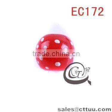 Wholesale round DIY beads glass custom printed beads EC172(DIY)