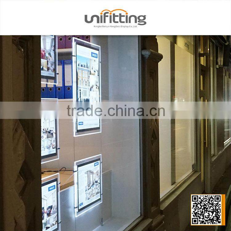 Light real estate agent window led display