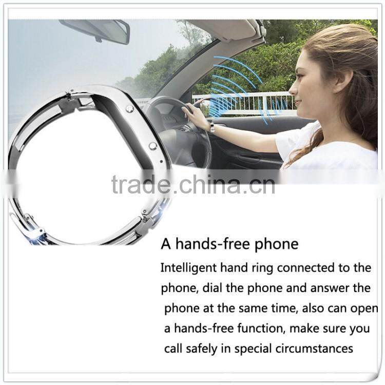 Stainless Steel OLED screen metal band D8 smart watch smart bracelet