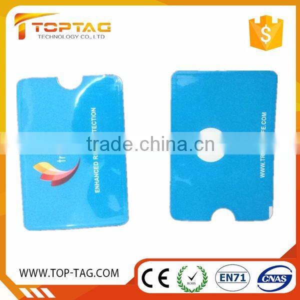 Customized Anti-scan Credit Card Protector Rfid Blocking Sleeves