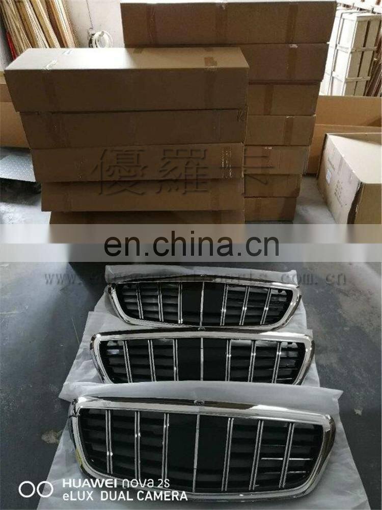 S class w222 front grille for S450 S500 S560 S600 to M style  grills