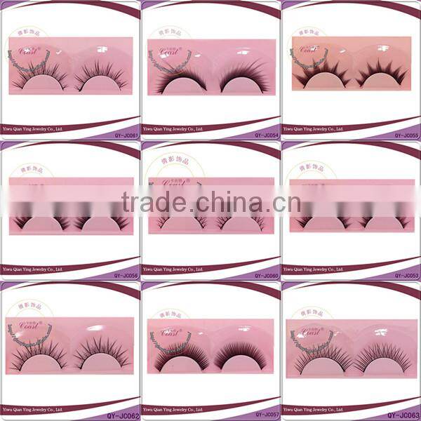 cheap good fiber crazy false eyelashes with dimond for sale