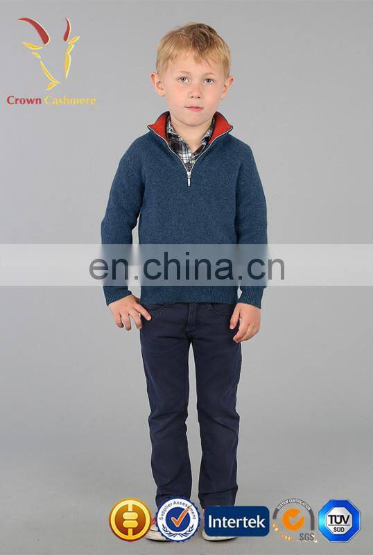 Winter Handmade Wool Children Sweater Design for Boys
