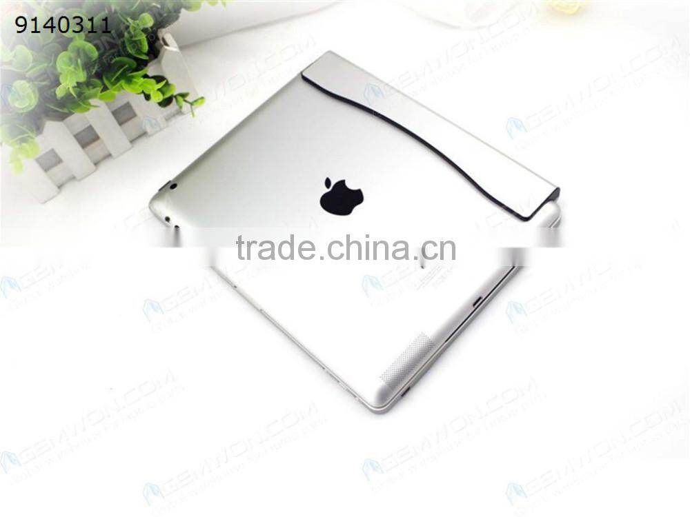 bluetooth keyboard for iPad2/3/4,silver Ultra thin bluetooth keyboard case with magnetic slot