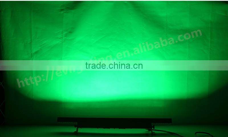 72*3W rgbwa dmx led strip wall washer light