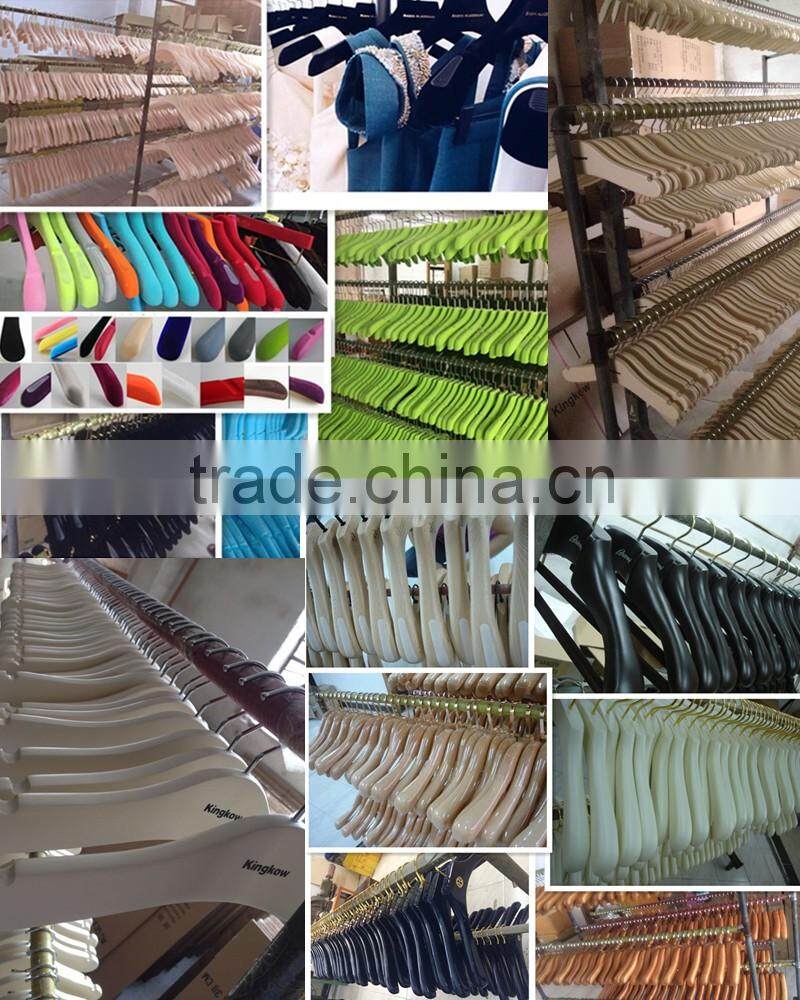 YY0484 high quality sollid plastic hanger clothes hanger pants hanger