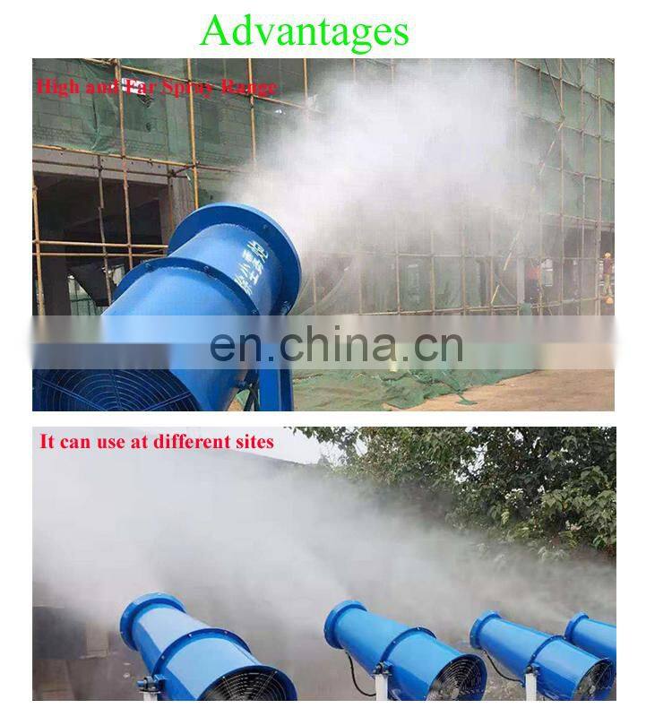 Best Quality Big Fog Capacity Dust Control Water Fog Sprayers Machine
