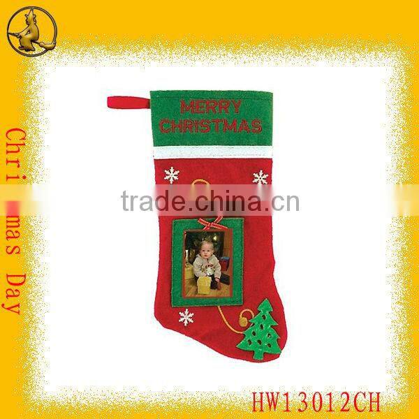 wholesale cheap fabric non-woven christmas stocking
