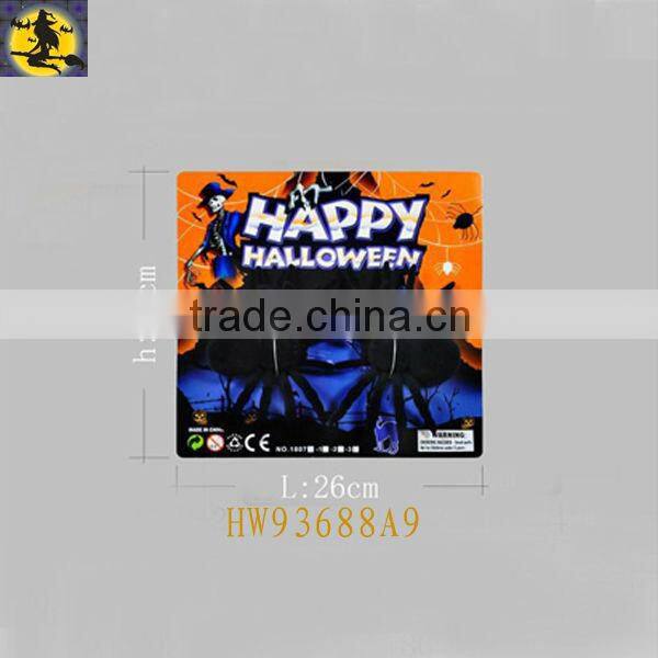 Big Black Plastic Spider for Tricking Halloween Accessary