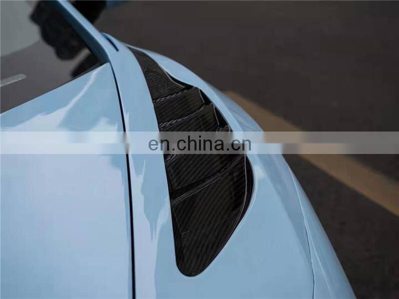 Runde Dry Carbon Fiber Kits For Lamborghini Huracan 580 610 EVO Upgrade Paktechz Body Kit Hood Front Rear Lip Fender Spoiler